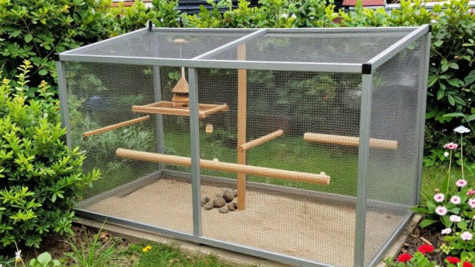 Czy woliera ogrodowa nadaje się dla małych papużek?