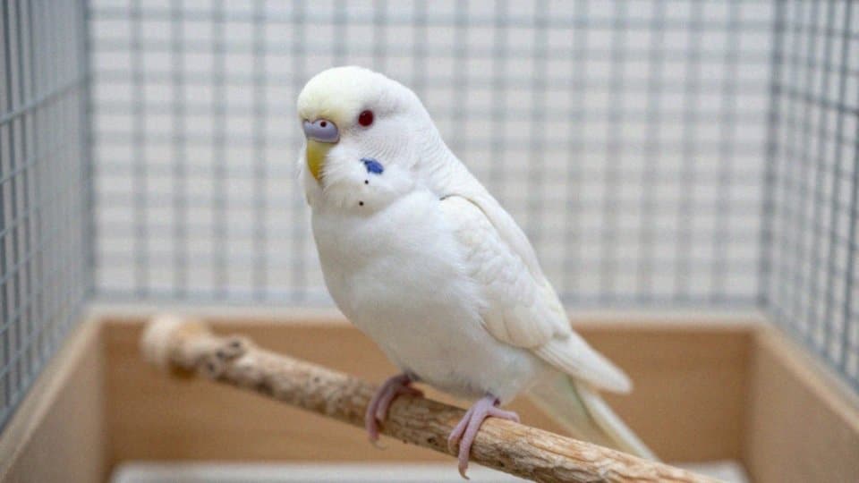 Jak wyglądają papużki faliste albinos?