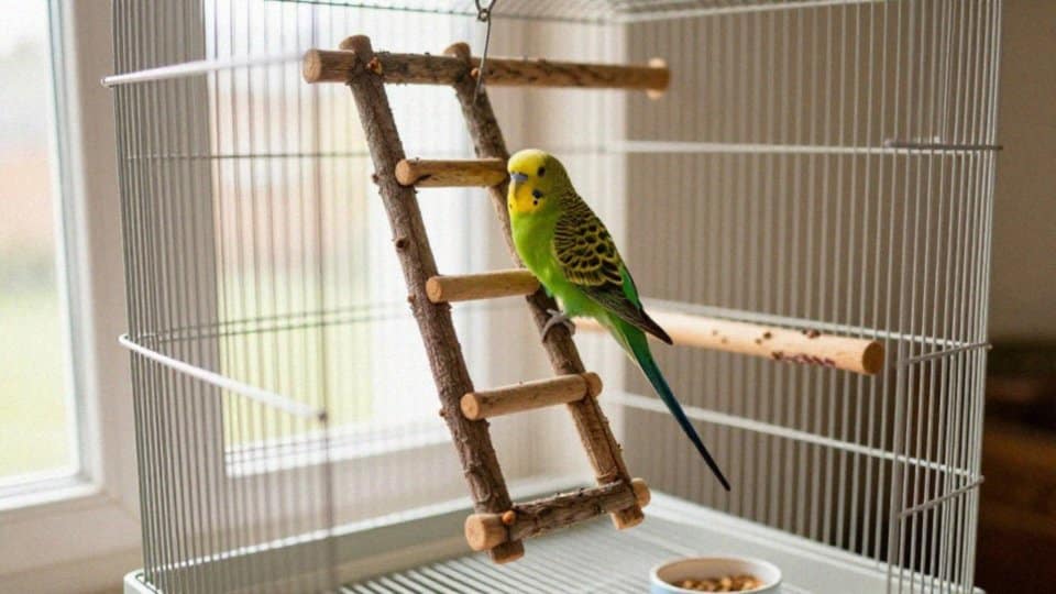 Jak drabinka wspiera zdrowie i zwinność papugi?