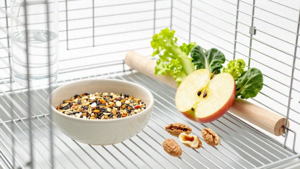 Jaka powinna być dieta zdrowej papugi?