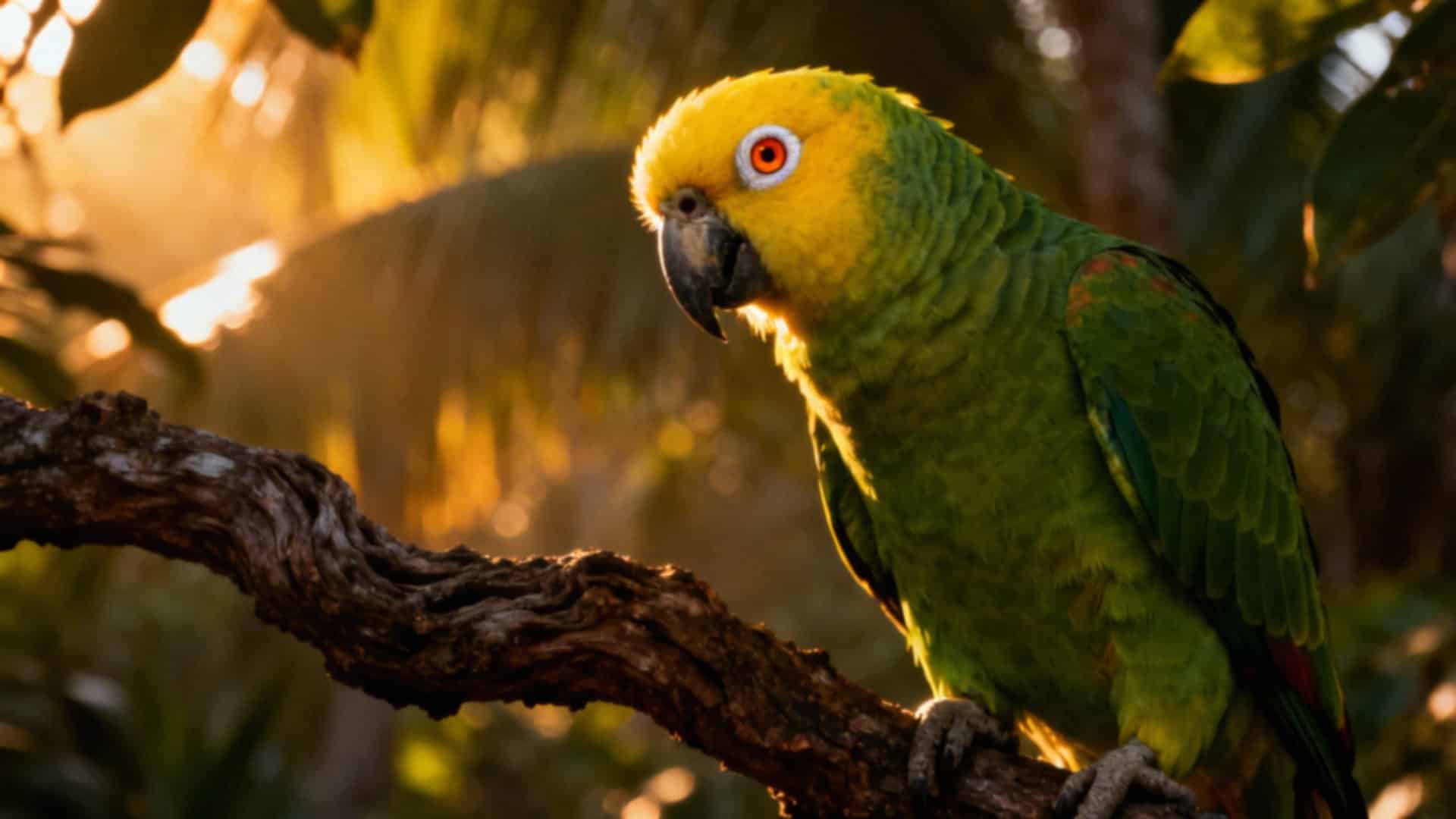 Amazonka żółtogardła — opis, habitat i dieta tej inteligentnej papugi