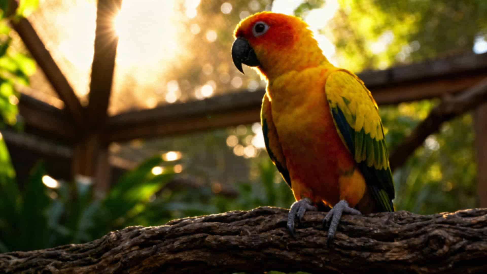 Aratinga solstitialis — co musisz wiedzieć o konurze słonecznej?