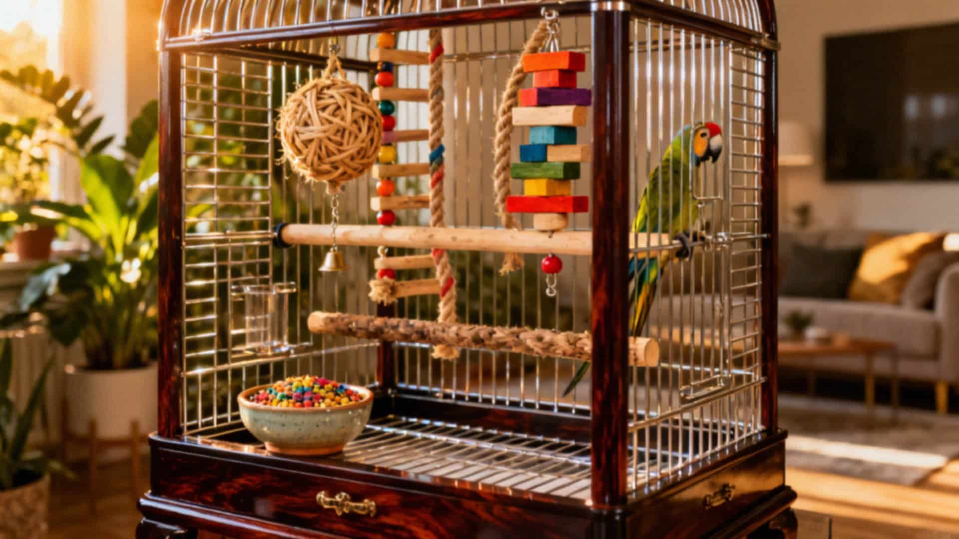 Barwinka papuga — jak dbać o swojego inteligentnego towarzysza?