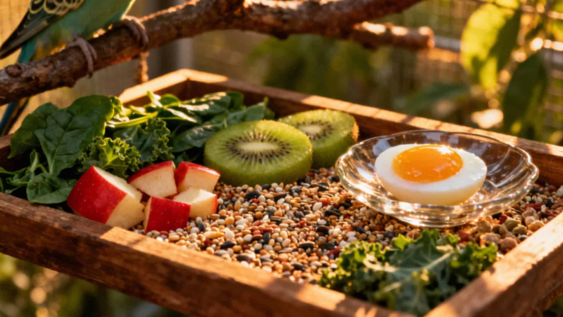 Co jedzą papugi rudosterki? Zbilansowana dieta i wskazówki