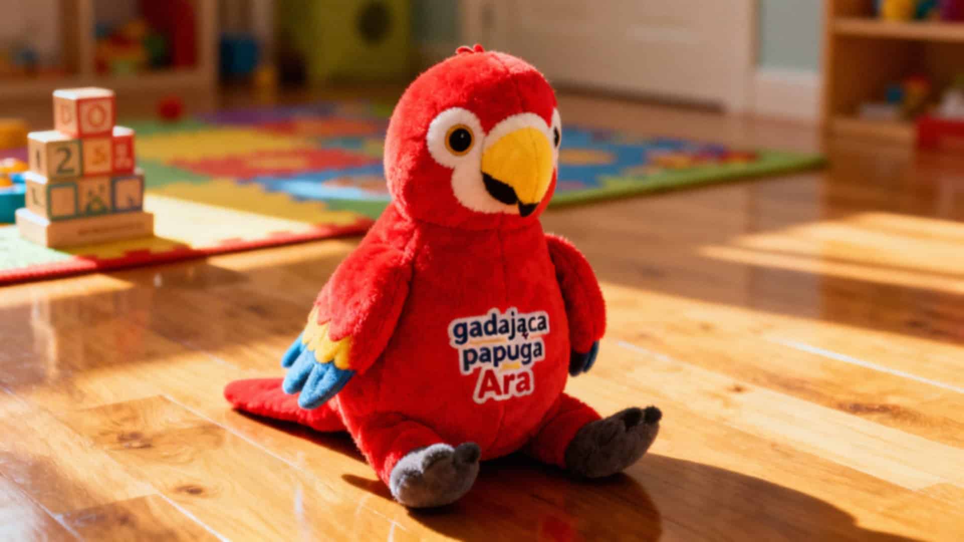 Gadająca papuga Ara — interaktywna zabawka wspierająca rozwój dziecka