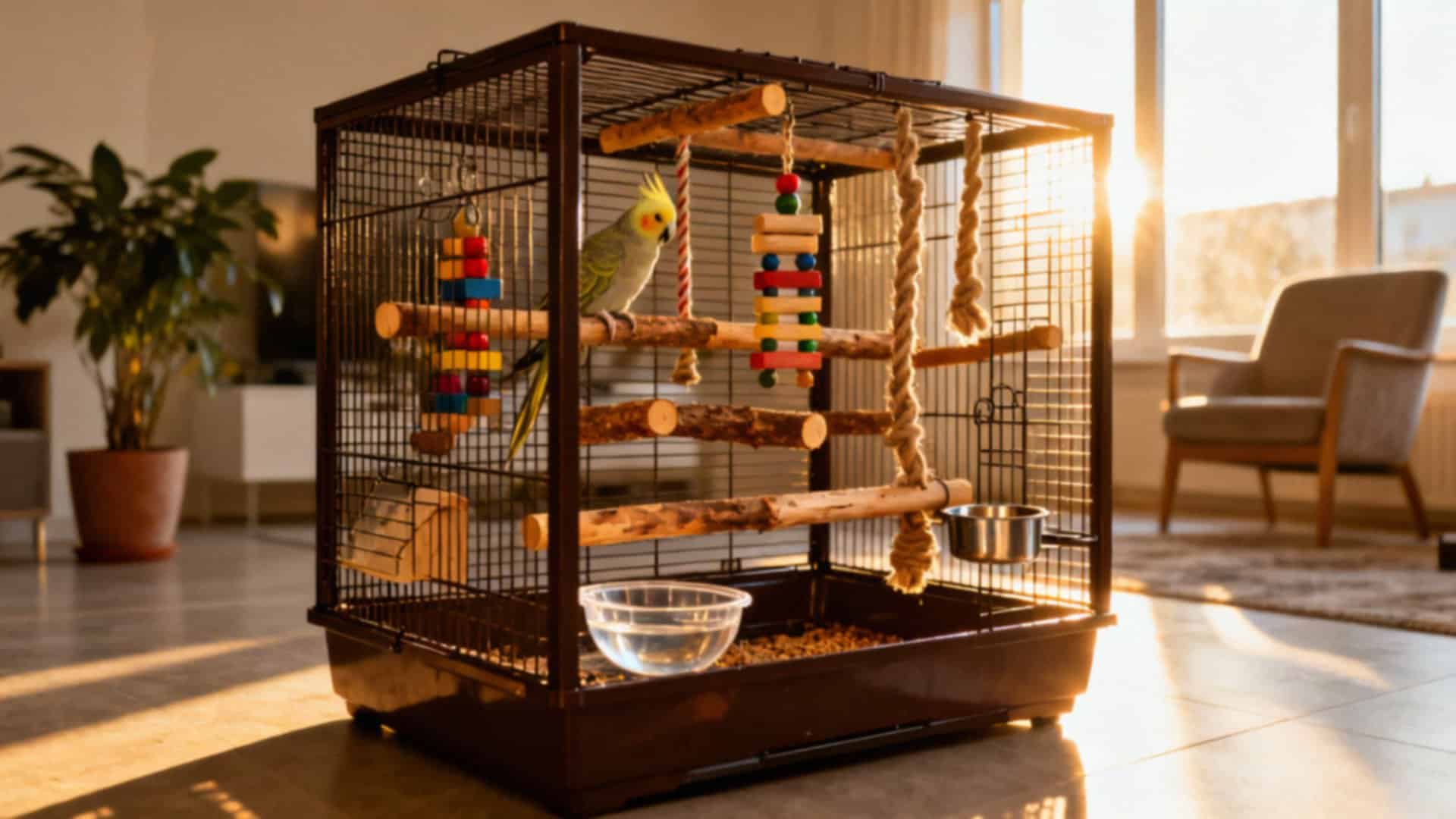 Jak urządzić klatkę dla nimfy? Praktyczne porady i akcesoria