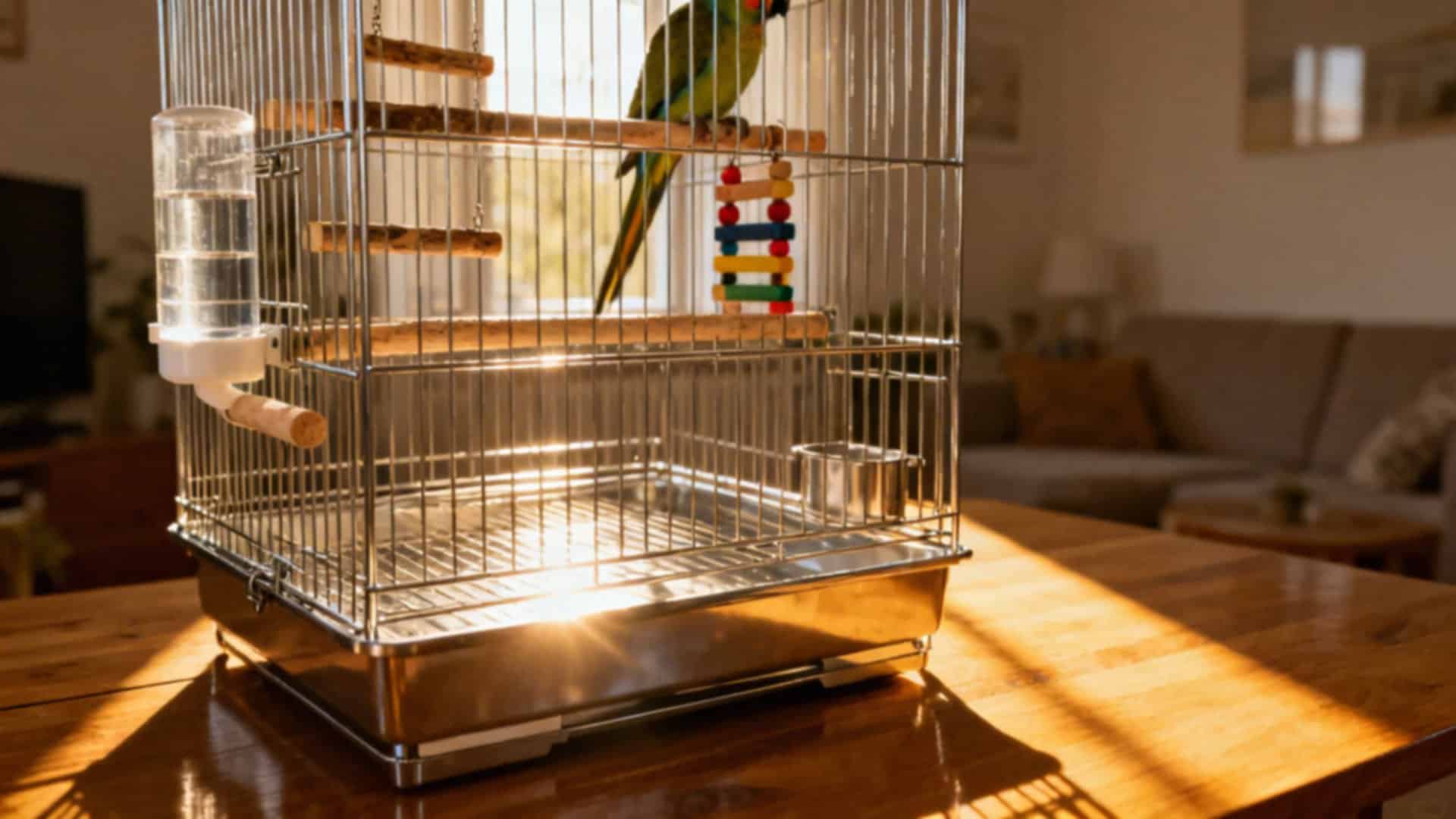 Jaka klatka dla papugi? Wymiary, kształty i wyposażenie