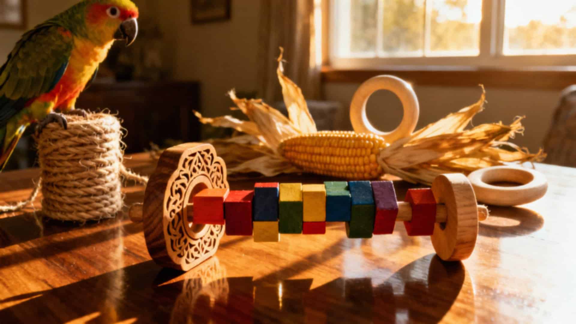 Jakie zabawki dla papugi falistej wybrać? Poradnik dla właścicieli