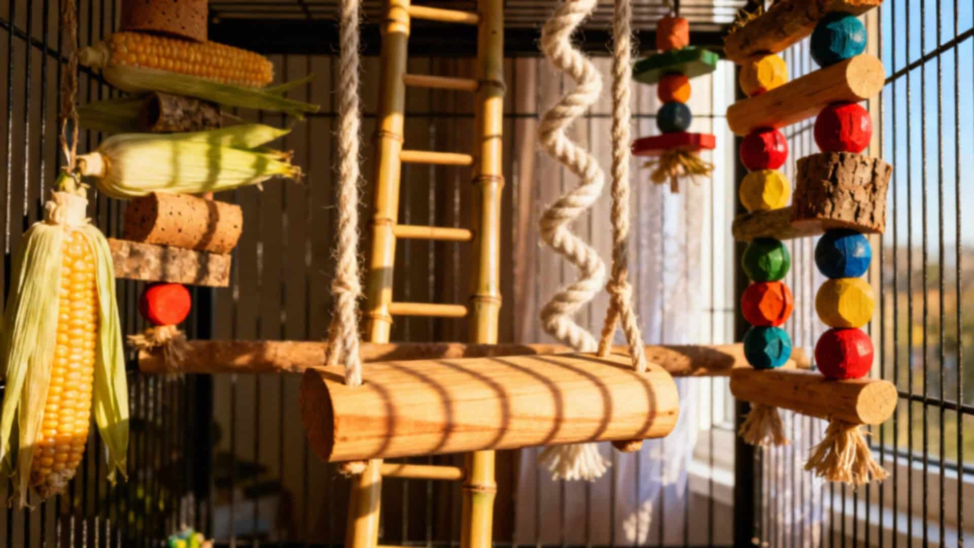 Jakie zabawki dla papugi nimfy? Przewodnik po najlepszych opcjach