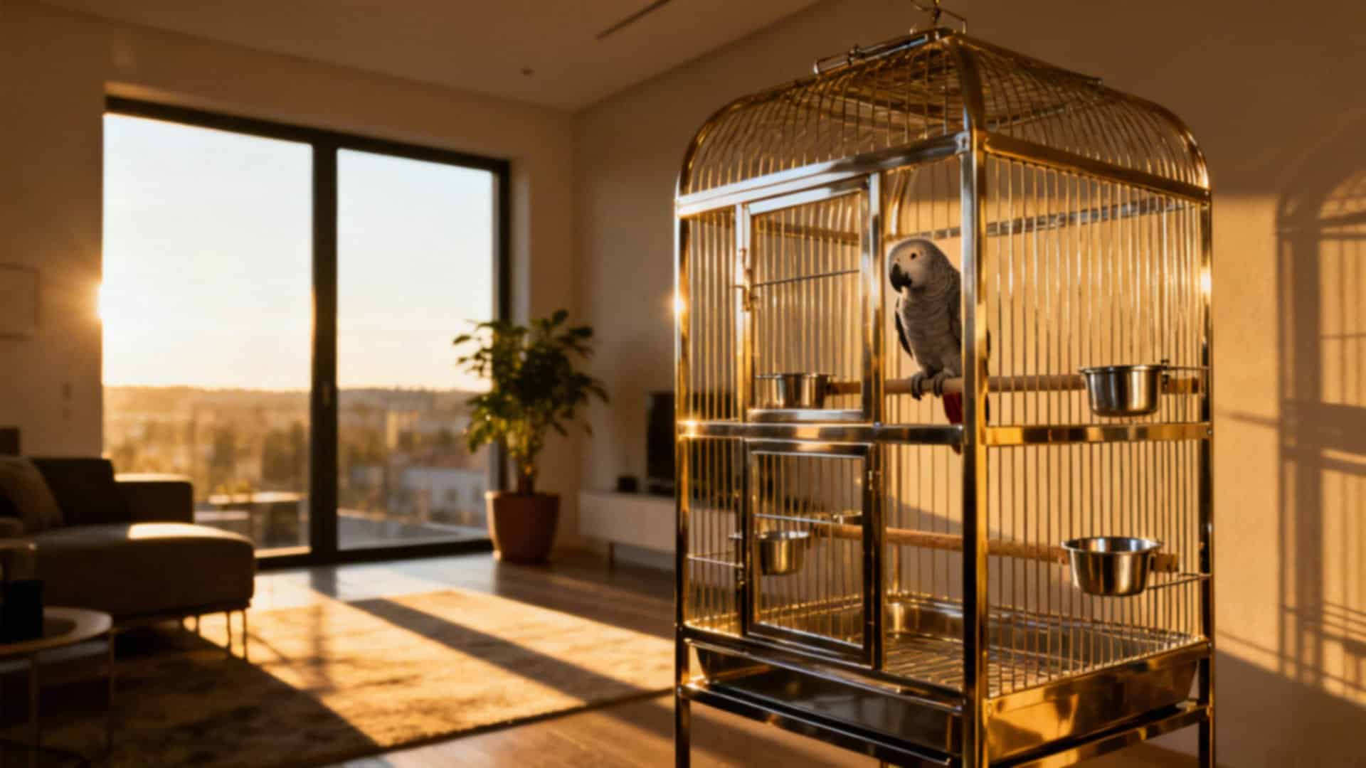 Klatka dla żako — jak wybrać idealne miejsce dla papugi?
