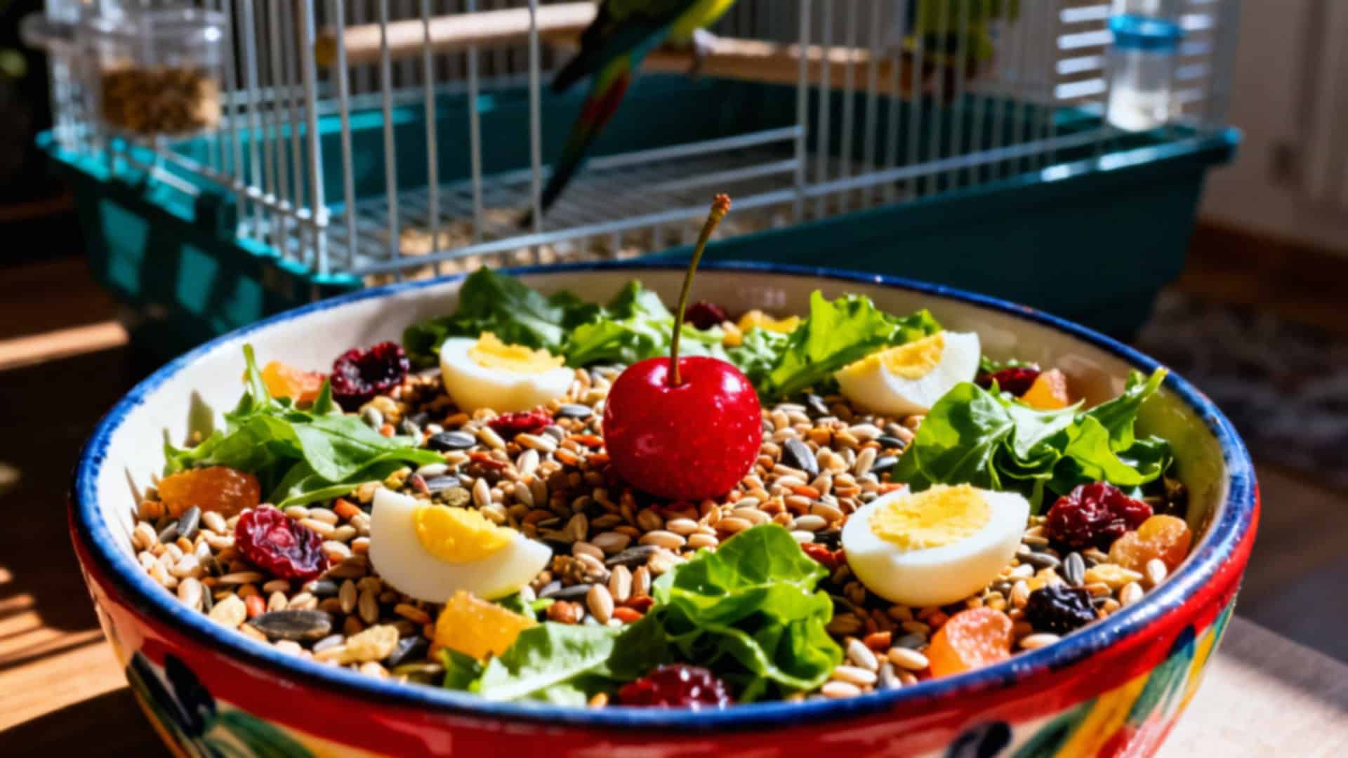 Konura słoneczna — jak prawidłowo ją żywić i dbać o zdrowie?