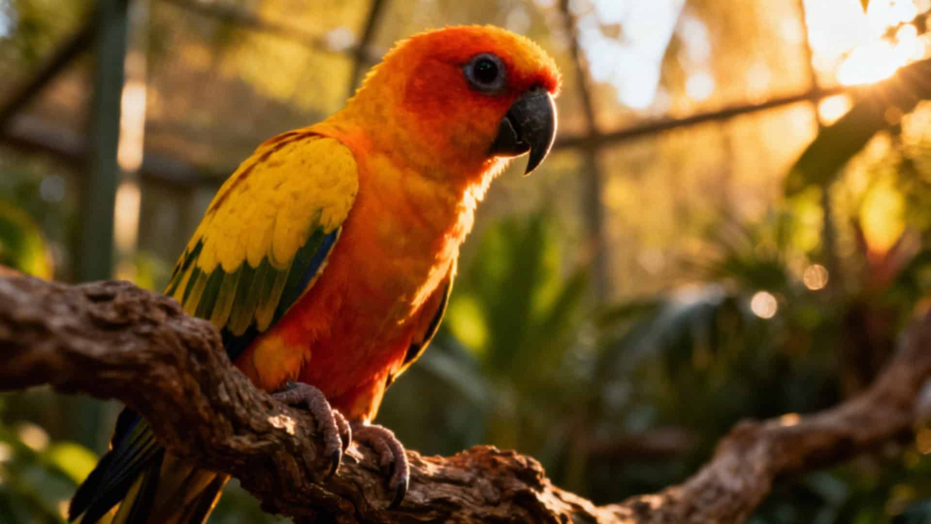 Konury słoneczne – co warto wiedzieć o tych fascynujących papugach?