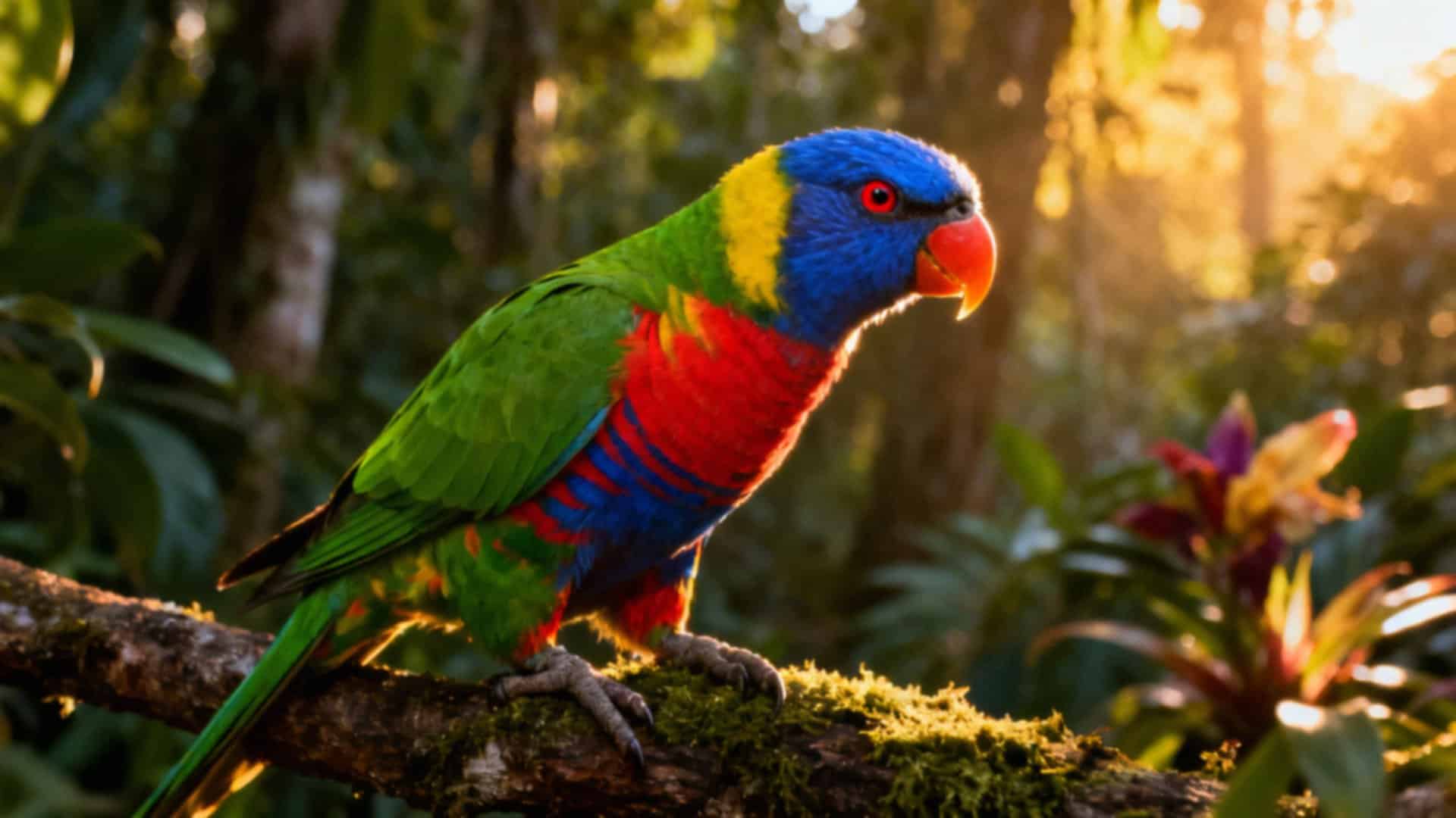 Lorysa górska — charakterystyka, tryb życia i zagrożenia