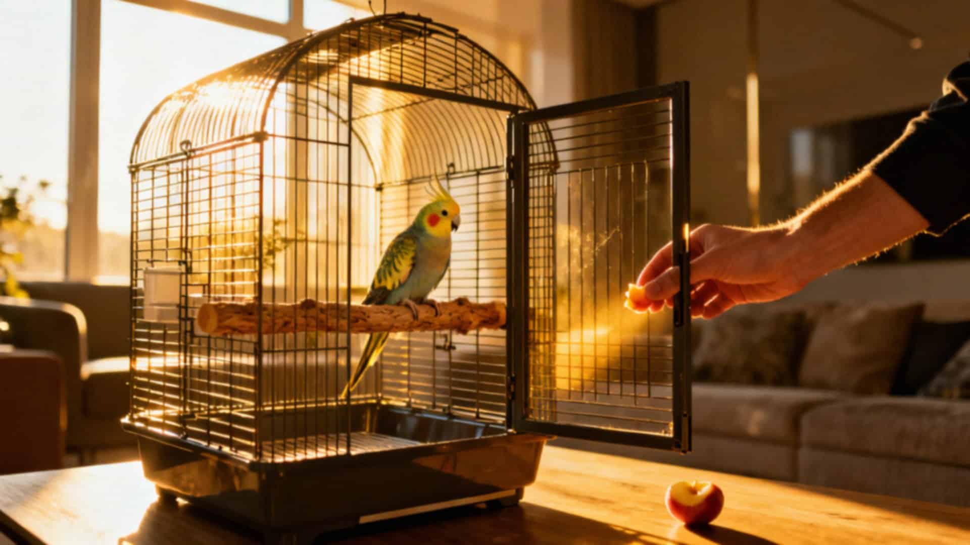 Nimfa – jak oswajać tę towarzyską papugę krok po kroku?