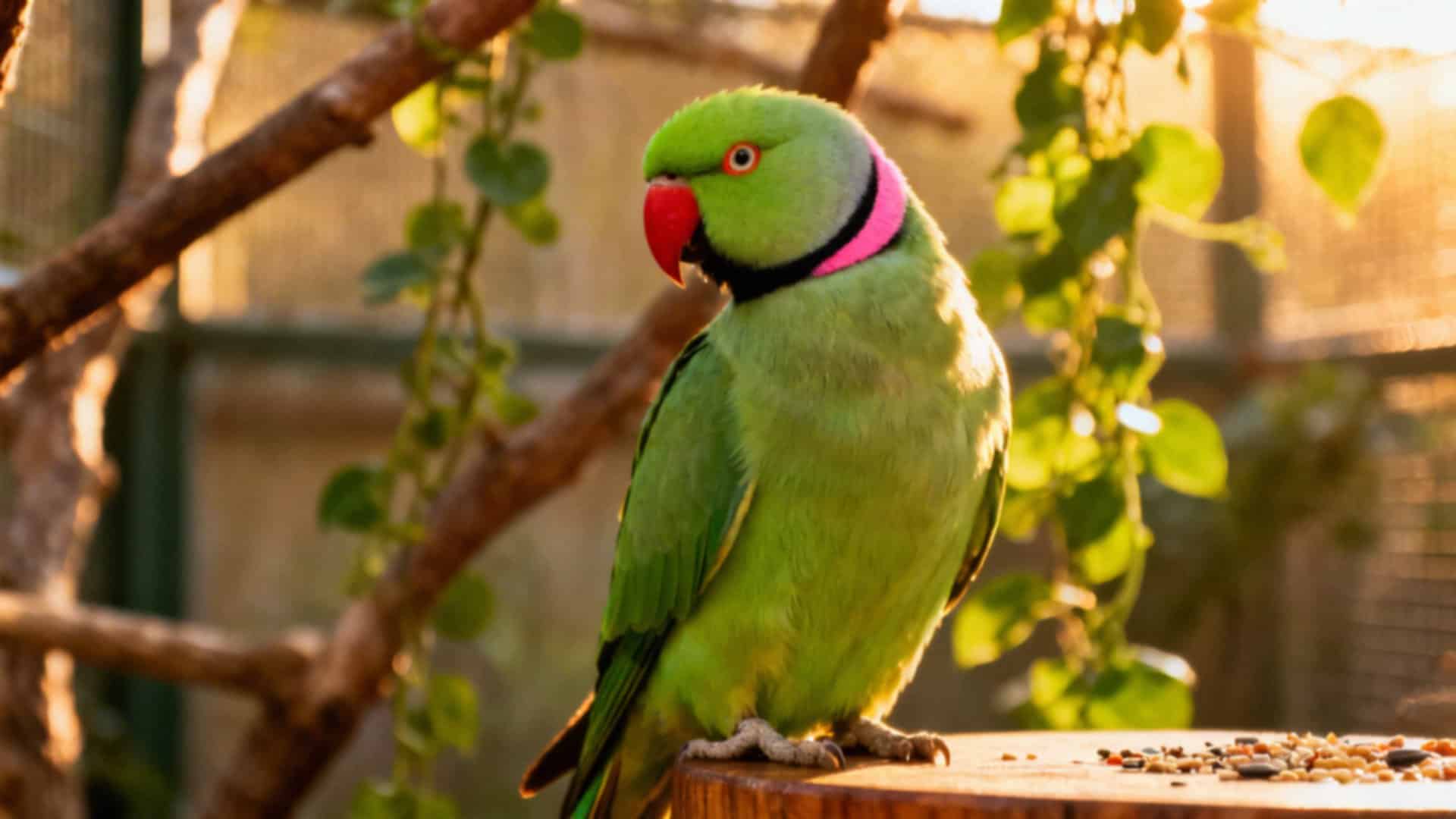 Długość życia aleksandretty obrożnej — ile lat żyją te papugi?