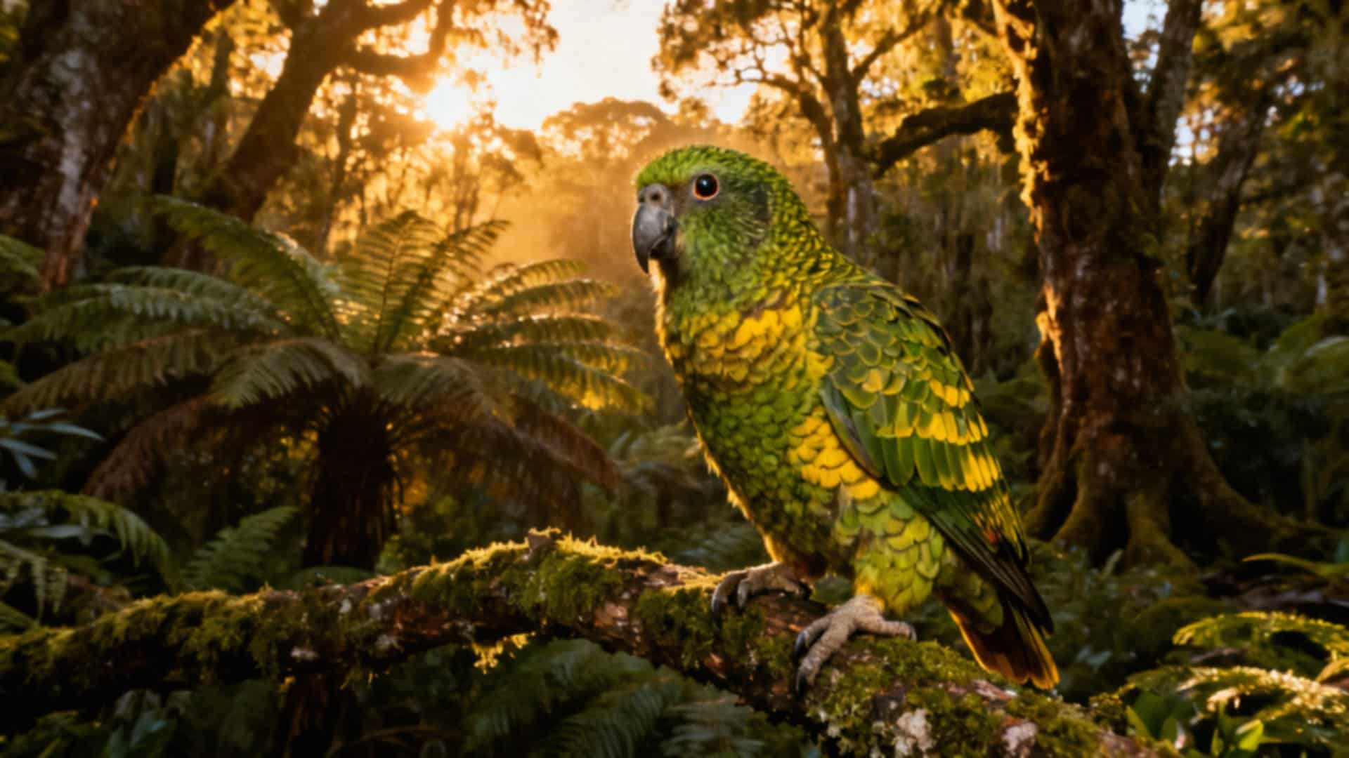 Kakapo — papuga, która nie lata i jej niezwykłe życie
