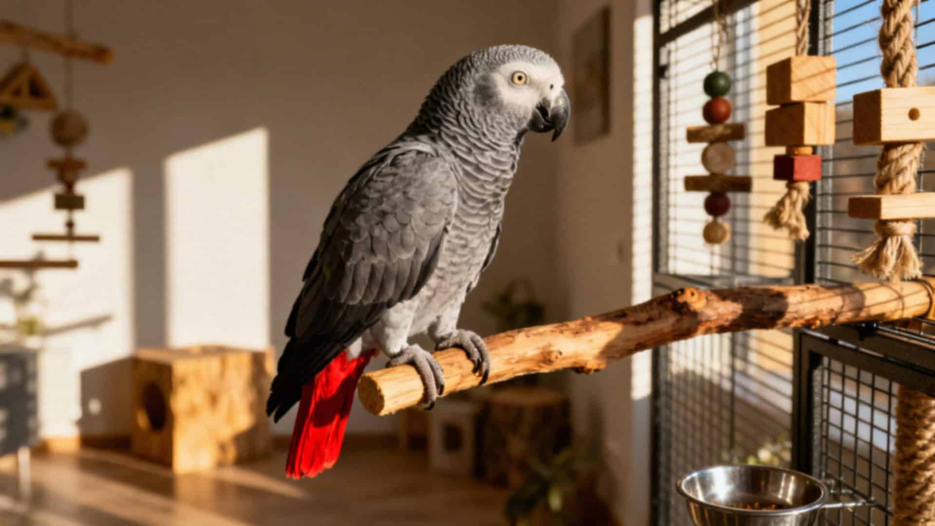 Papuga żako — inteligencja, dieta i warunki hodowli