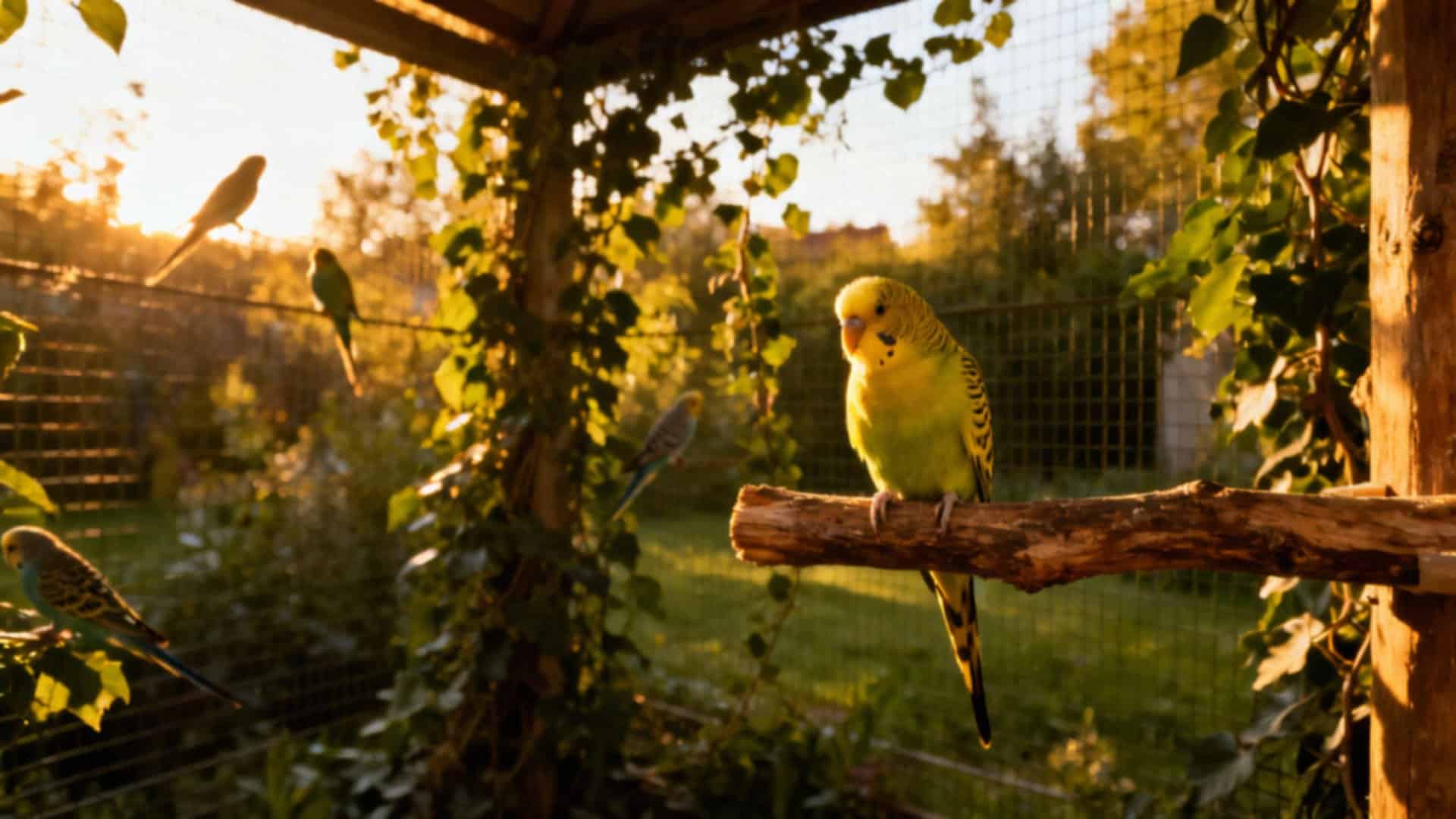 Hodowla papug falistych w wolierze — jak zapewnić idealne warunki?
