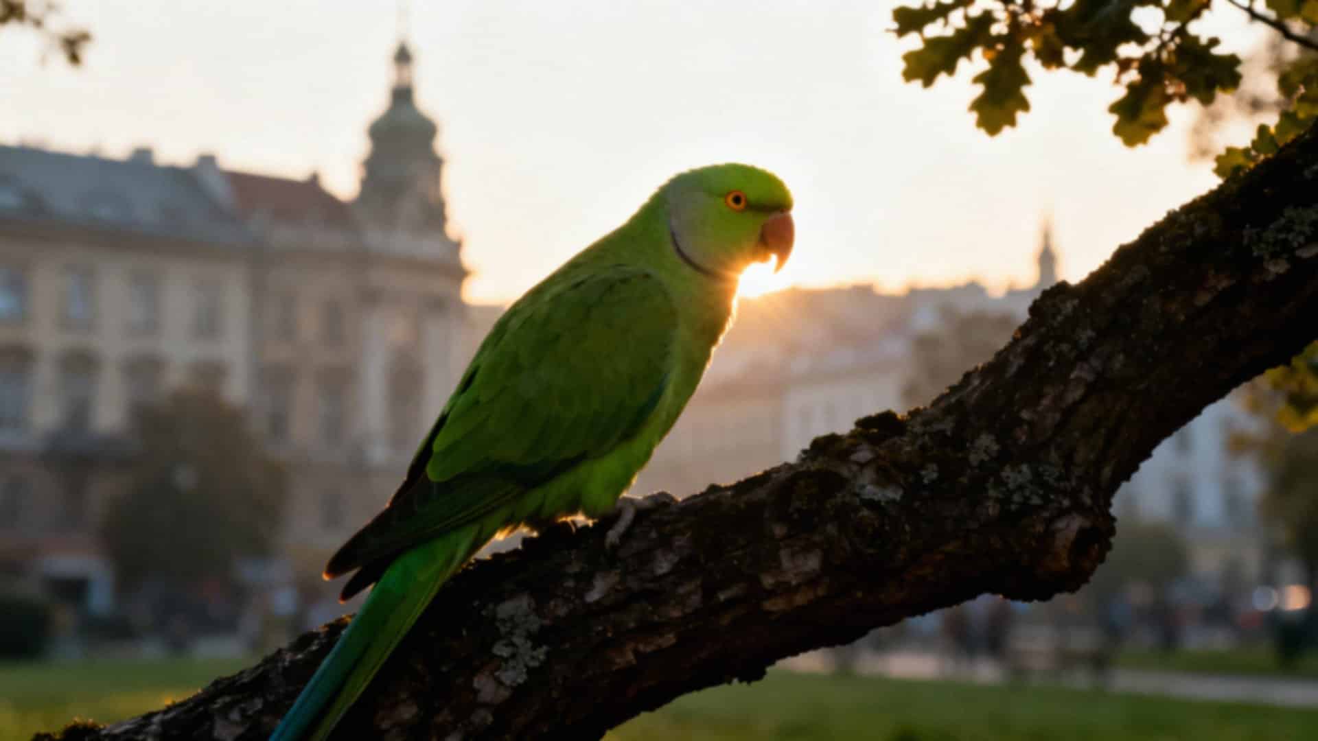 Papugi w Europie — jak przystosowują się do lokalnego klimatu?