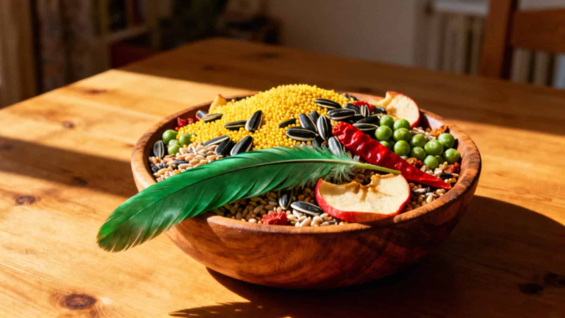 Skład karmy dla papug — co powinno się w niej znaleźć?