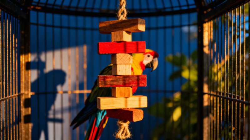 Zabawki dla papugi — jak wspierają zdrowie i rozwój inteligencji?