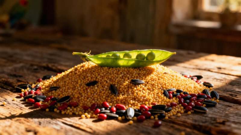 Ziarno dla papug — jak komponować zdrową dietę dla kolorowych ptaków?